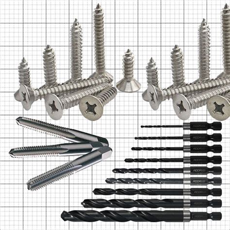 what size drill bit for 10 sheet metal screw|sheet metal screws sizes chart.